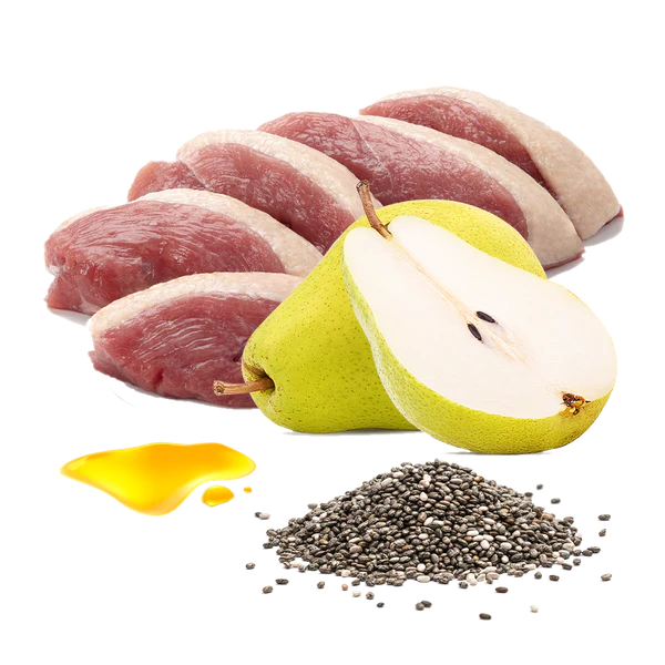 Comida húmeda ecológica para gatos Puro Menú BIO sabor ganso en sobre de 100g