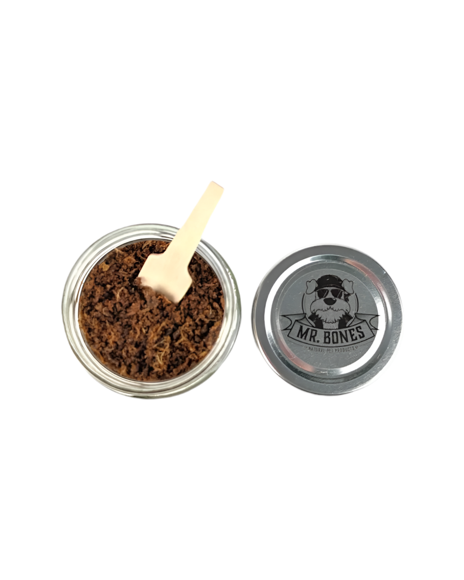 Mr. Bones | Topper de avestruz – Complemento natural para perro y gato