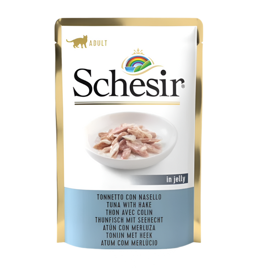 Schesir | Atún con merluza en gelatina (85g)