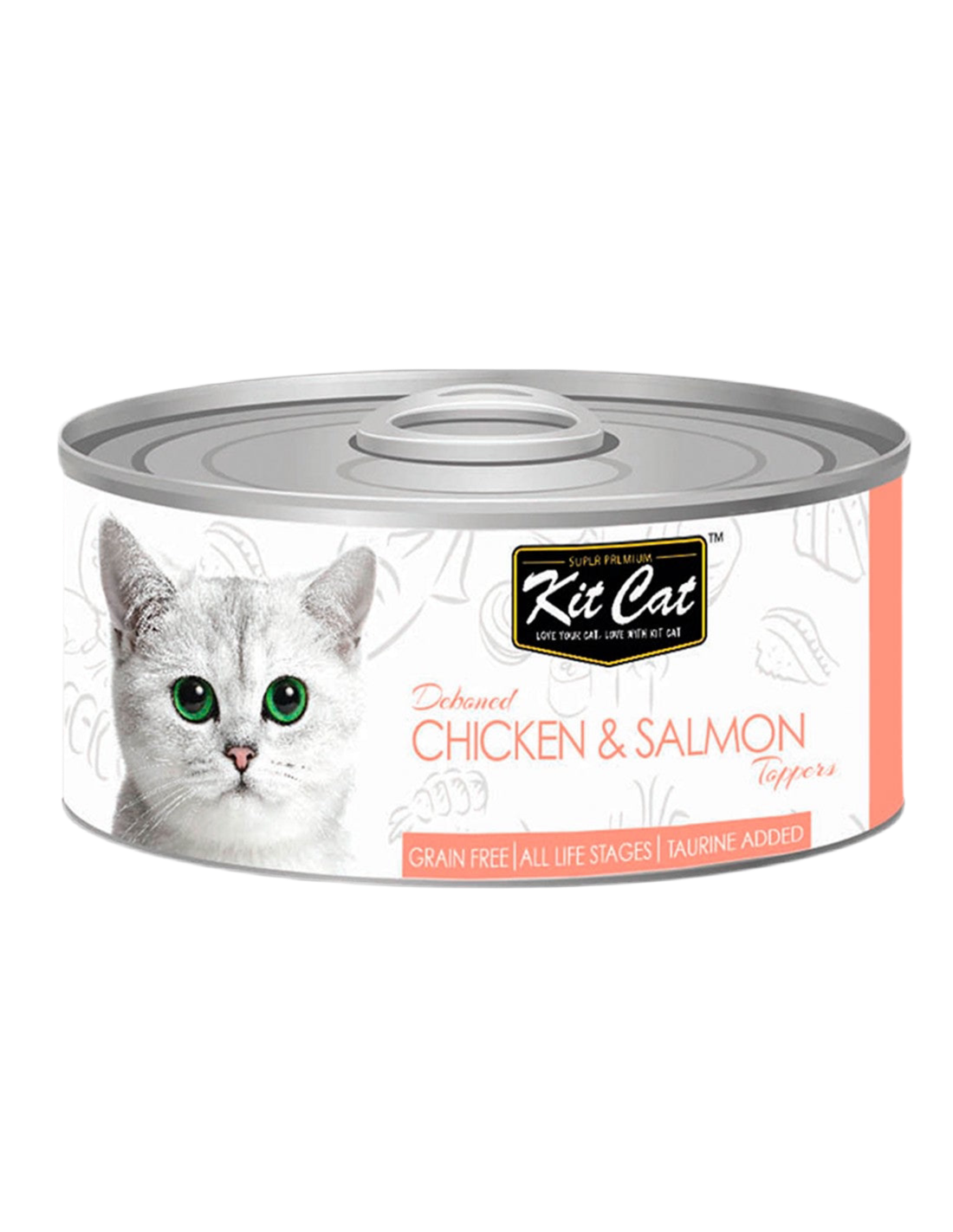 Kit Cat | Pollo y Salmón en gelatina (80g)
