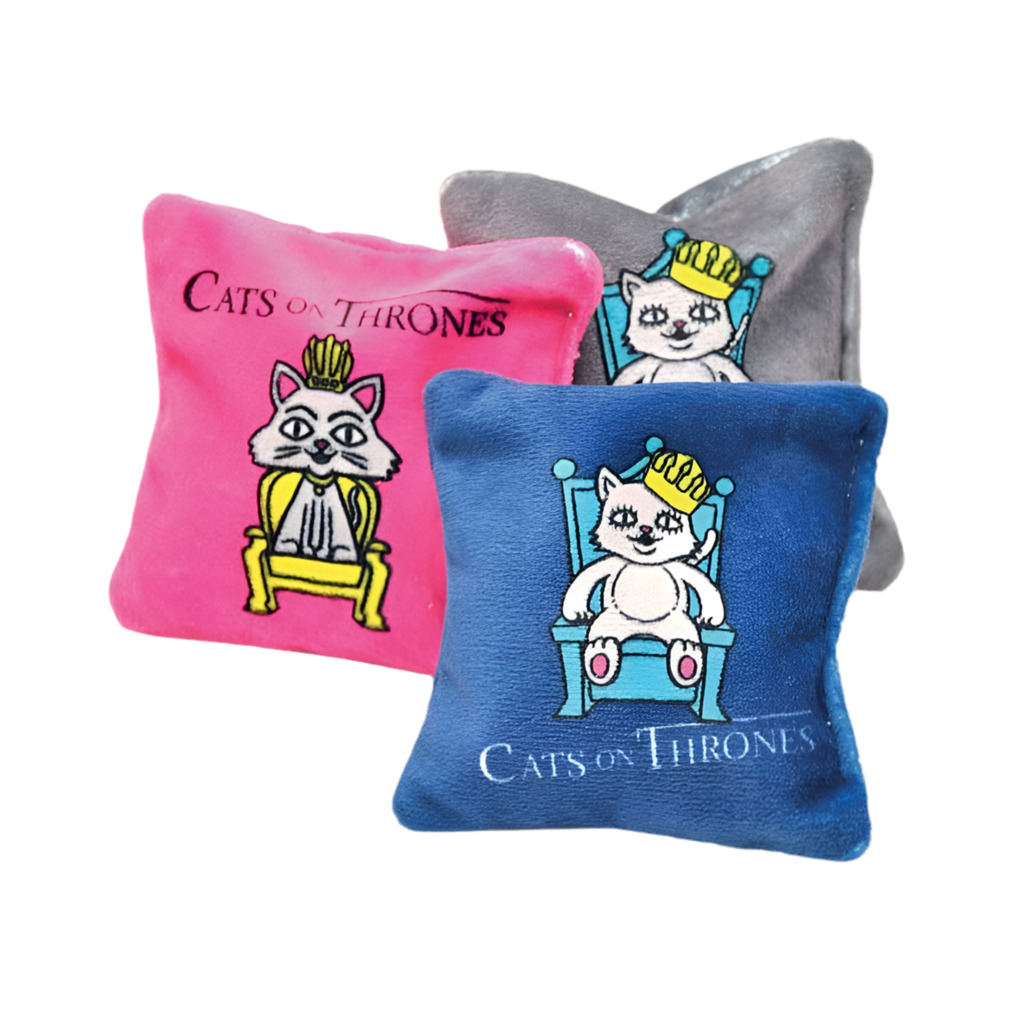 Cojín de valeriana Cats on Thrones