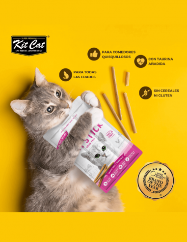 Kit Cat | Cat Stick 15g - Salmón con Marisco