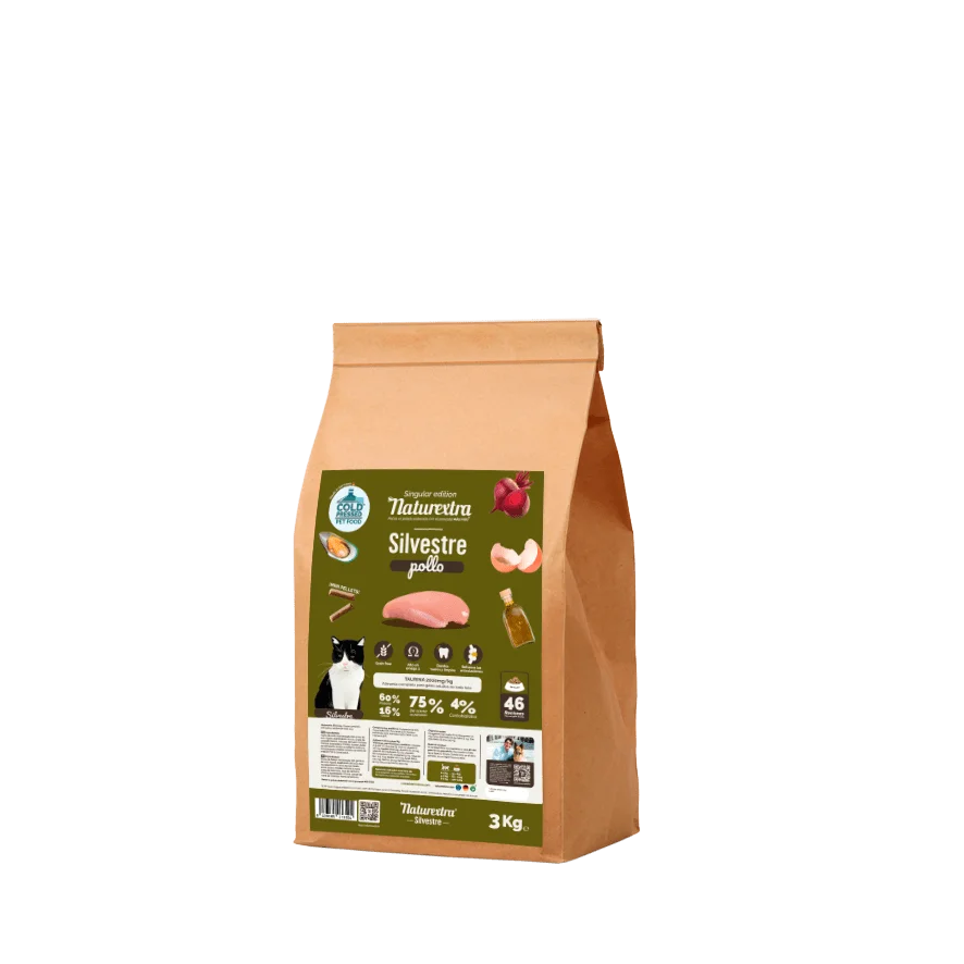 Naturextra | Pienso prensado en frio (pellets) - Silvestre - Pollo