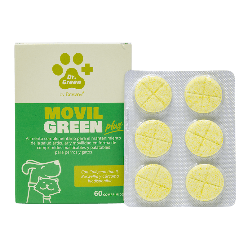 Movilgreen Plus Dr. Green comprimidos para el cuidado articular en perros