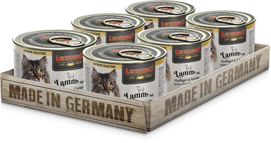 Leonardo | Cordero con ave y calabaza (6x200g)