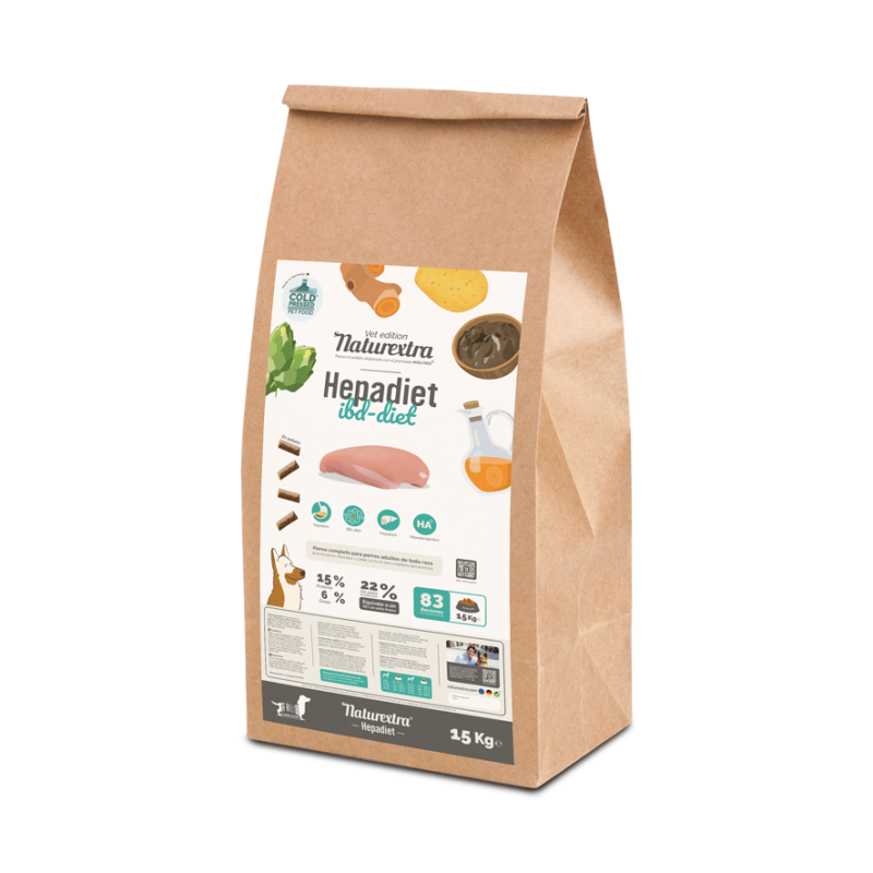 Naturextra | Hepadiet - detox - Pienso en pellets prensado en frío para perros