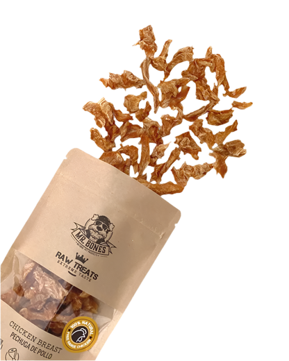Mr. Bones | Raw Treats Pechuga de pollo – Snack natural para perro y gato
