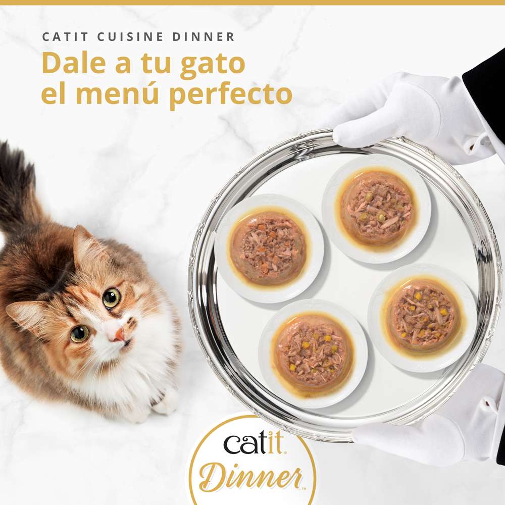 Catit | Cuisine Dinner - Pescado con calabaza (75g)