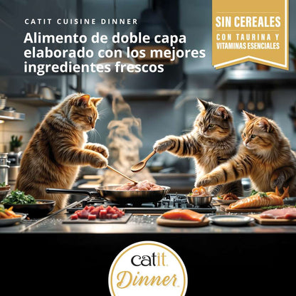 Catit | Cuisine Dinner Pack (12x75g)