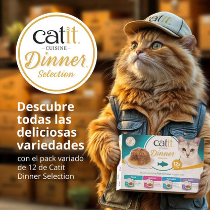 Catit | Cuisine Dinner - Pescado con calabaza (75g)