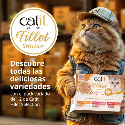 Catit | Cuisine Fillet - Pollo con gambas (75g)