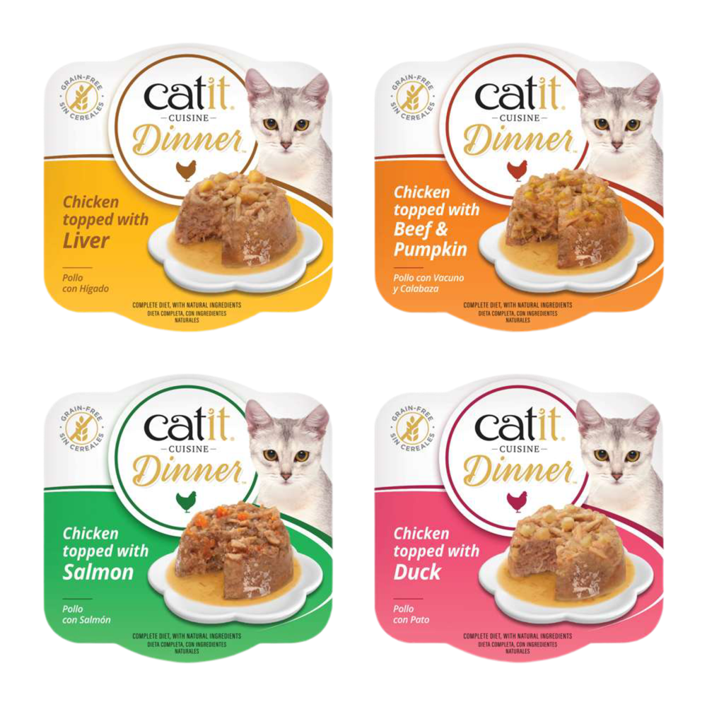 Catit | Cuisine Dinner - Pollo con vacuno y calabaza (75g)
