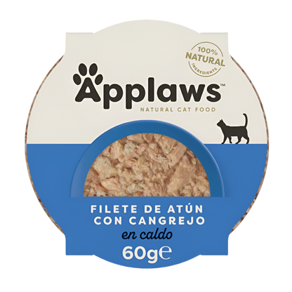 Applaws | Tarrina de Atún con cangrejo (60g)