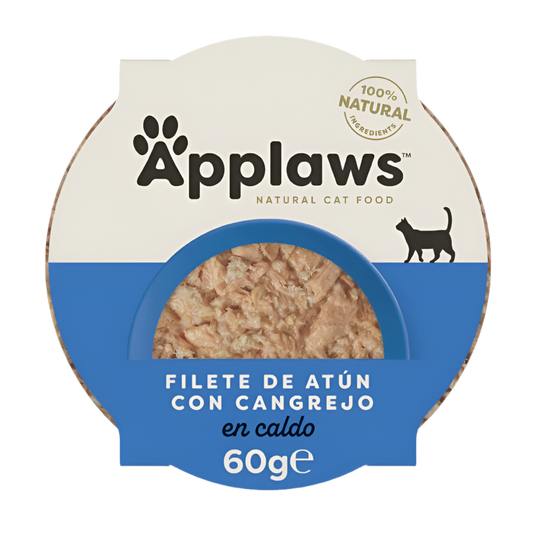 Applaws | Tarrina de Atún con cangrejo (60g)