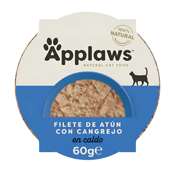 Applaws | Tarrina - Atún con cangrejo (10x60g)