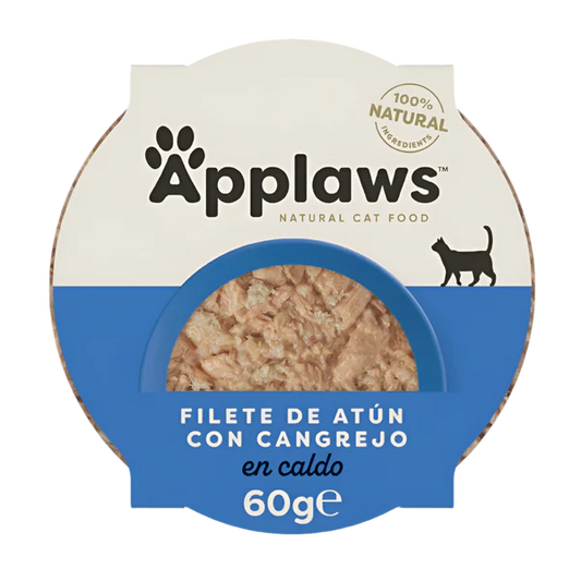 Applaws | Tarrina - Atún con cangrejo (10x60g)