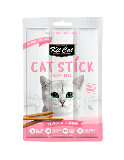 Kit Cat | Cat Stick 15g - Salmón con Marisco