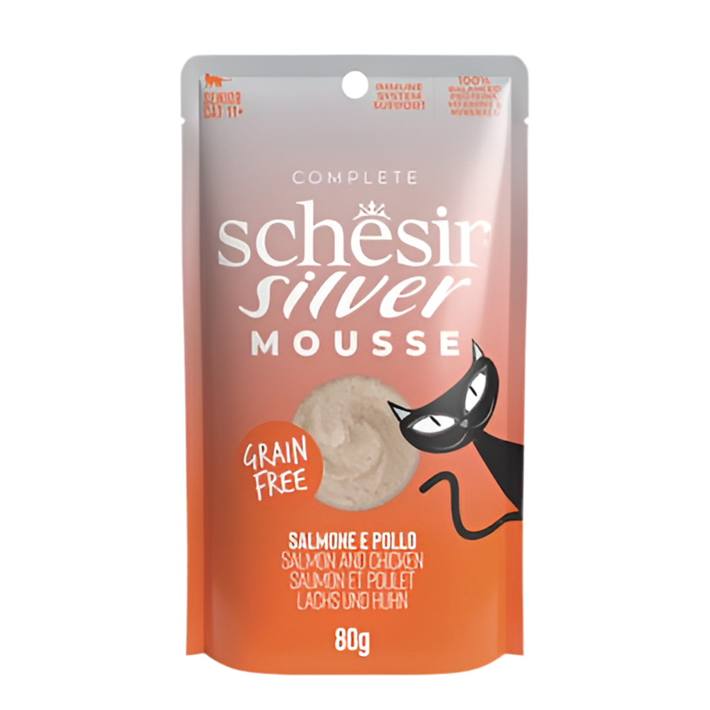Schesir | Silver Pollo y Salmon (80g)