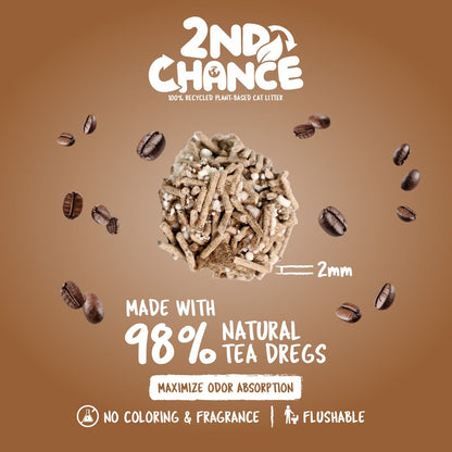 Kit Cat | Arena 2nd Chance - Semillas de Café , Guisante y Yuca