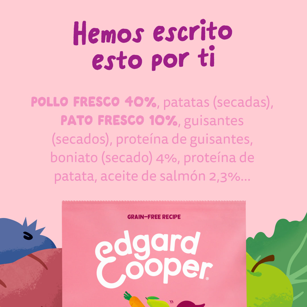 pienso cachorro natural frutas verduras