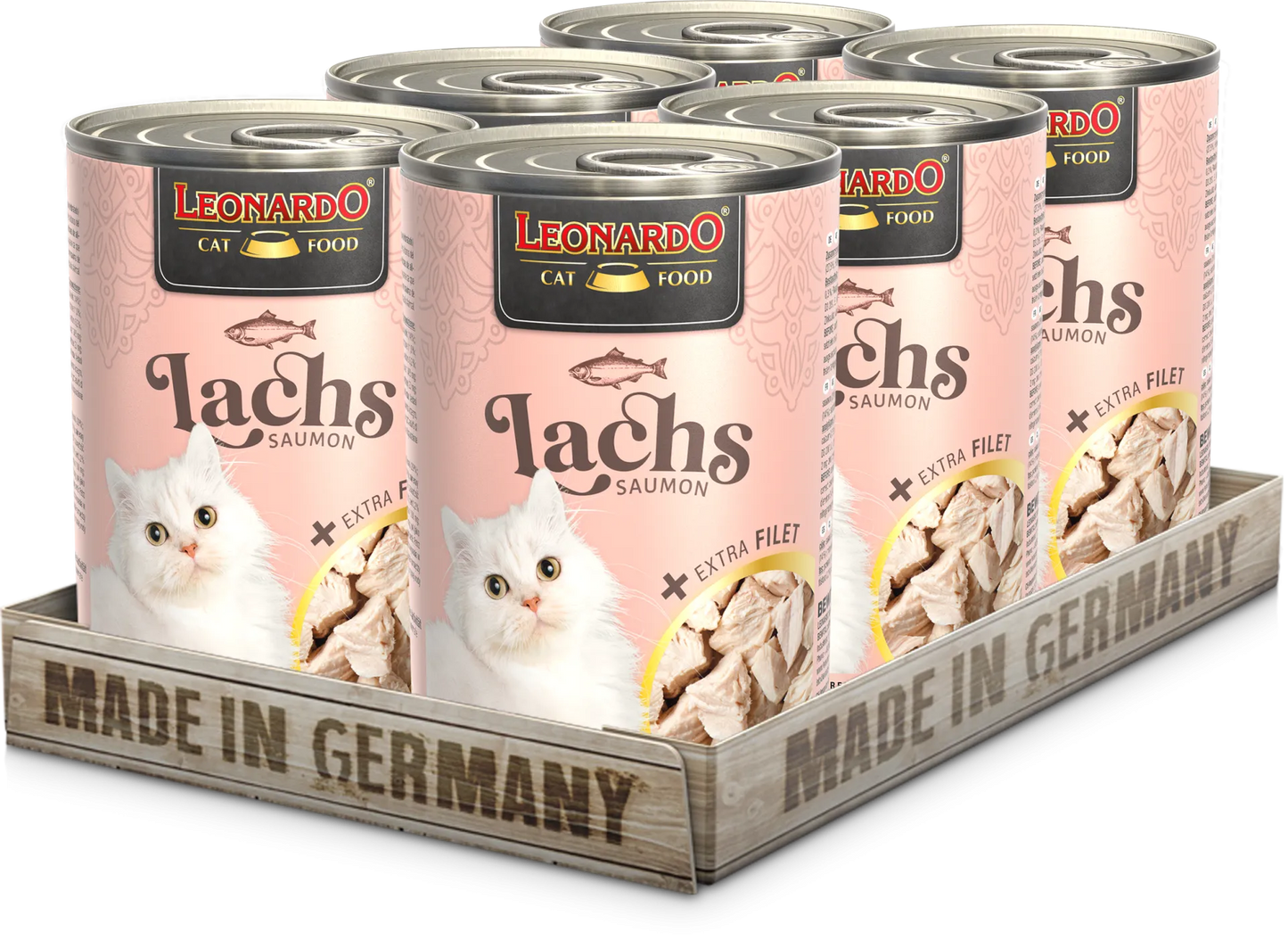 Leonardo | Salmón + Extra Filet (6x400g)