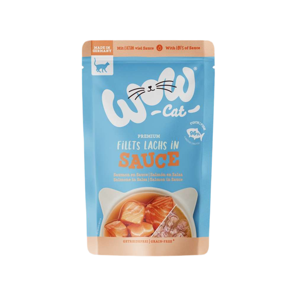 Wow | Cat Filetes de Salmón en salsa (85g)