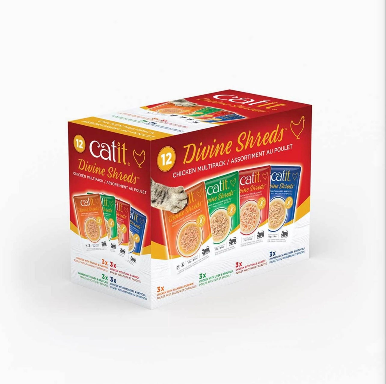 Catit | Sopa para Gatos Catit Divine Shreds - Pollo