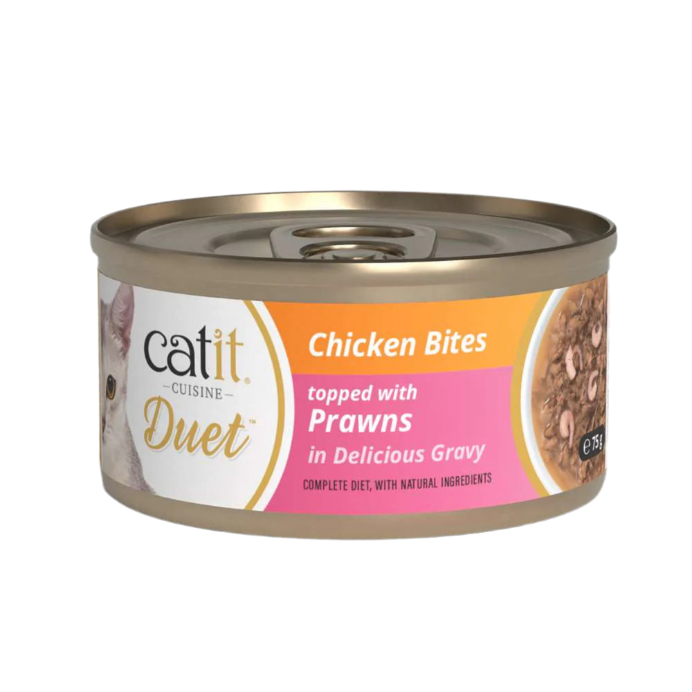 Catit | Cuisine Duet - Pollo con gambas (75g)