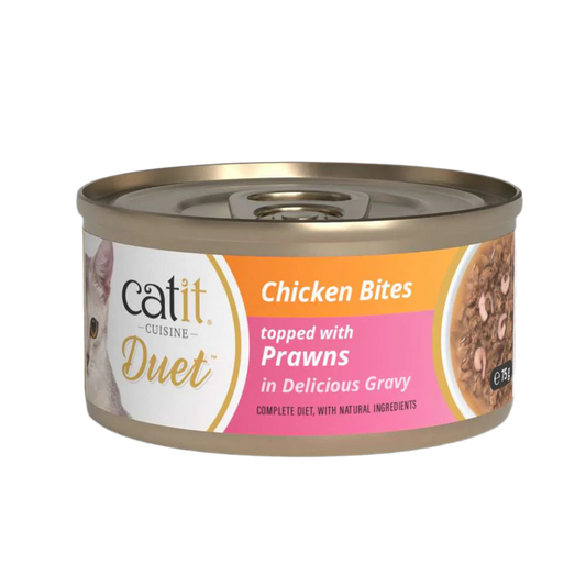 Catit | Cuisine Duet - Pollo con gambas (75g)