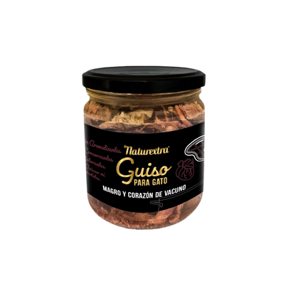 Naturextra | Guiso de ternera para gatos con taurina (170g)