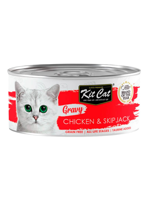 Kit Cat | Pollo con Bonito en salsa (70g)