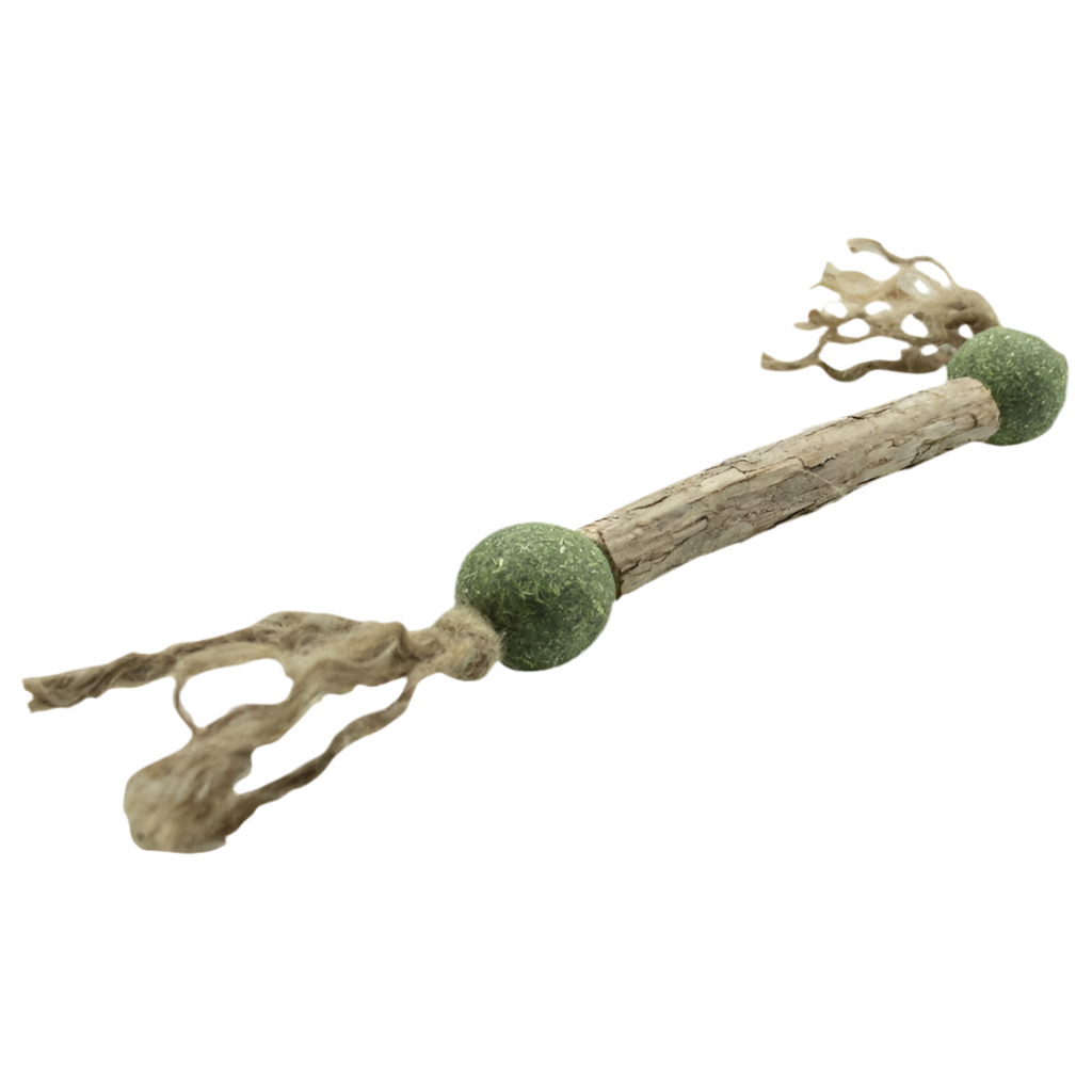 Palo de matatabi con catnip