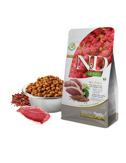 Farmina | N&D Quinoa Esterilizados - Pato y Brocoli (5kg)