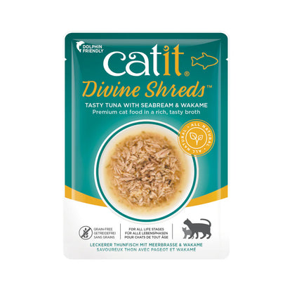 Catit | Sopa para Gatos Catit Divine Shreds - Atun