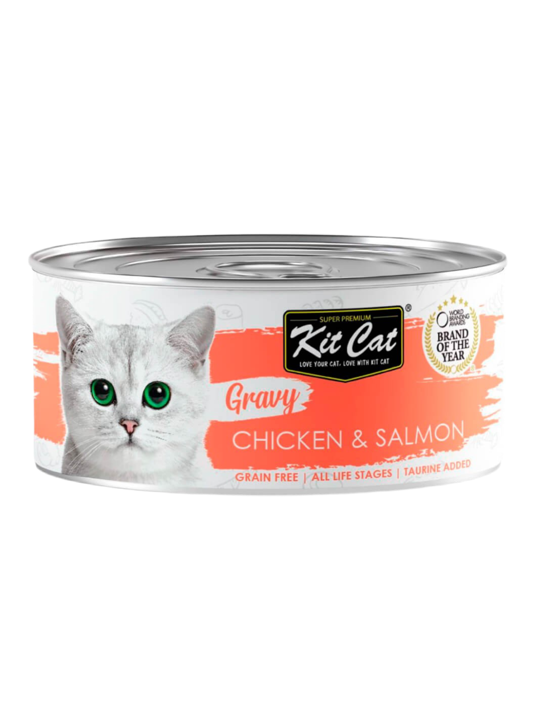 Kit Cat | Pollo con salmón en salsa (70g)