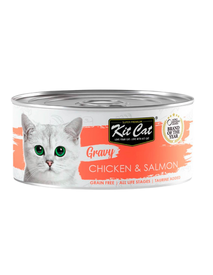 Kit Cat | Pollo con salmón en salsa (70g)
