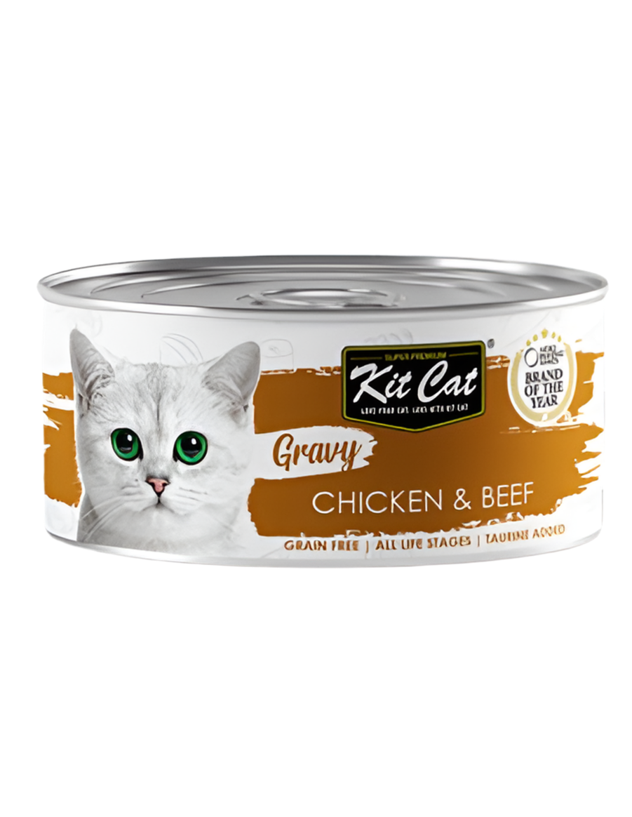 Kit Cat | Pollo con ternera en salsa (70g)