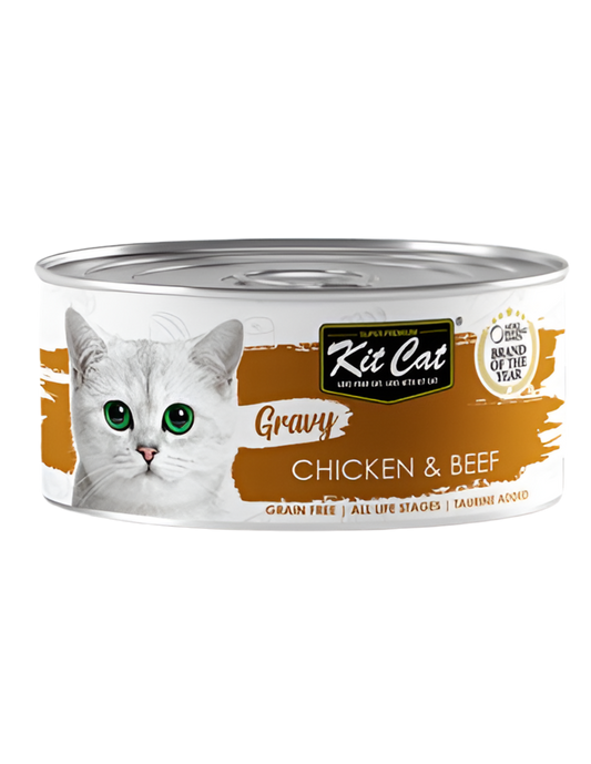 Kit Cat | Pollo con ternera en salsa (70g)