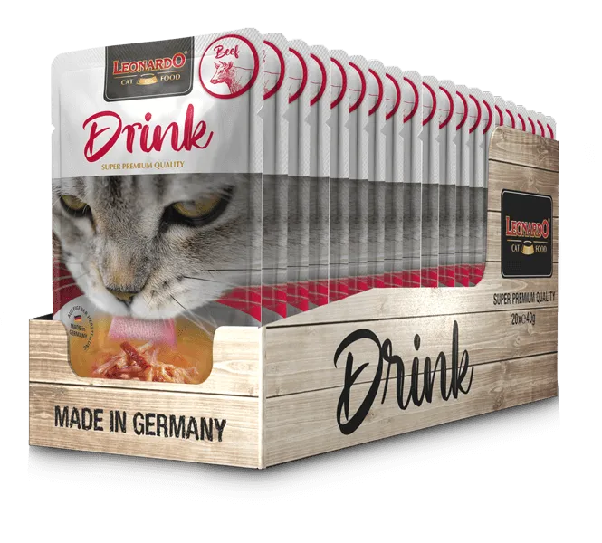 Leonardo | Drink Sopa Ternera (20x40g)