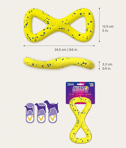 Zeus Nitro |Tugger Ligero y Resistente para Perros, 22 cm