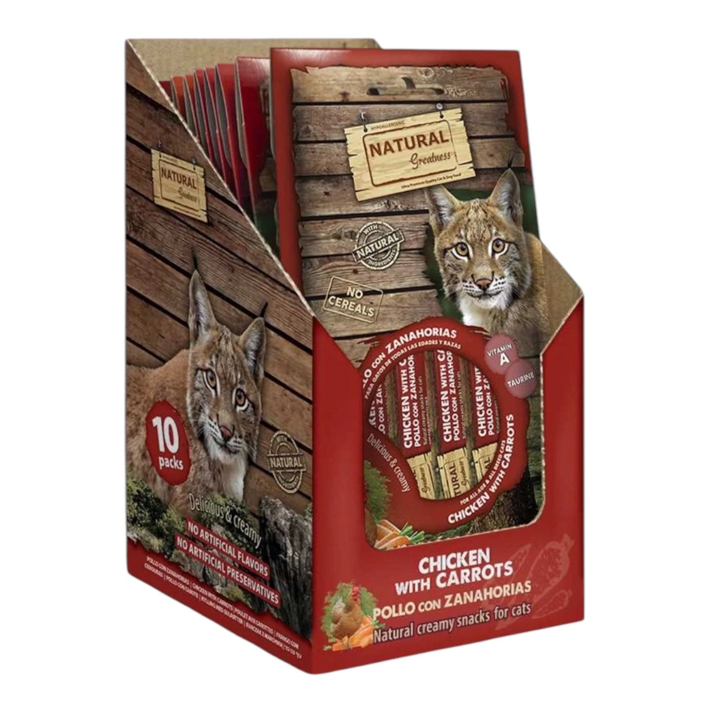 Natural Greatness | Visión support - Snack liquido pollo con zanahorias