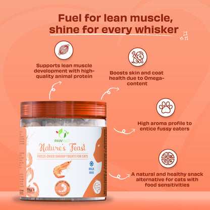 Pawfect | Gambas liofilizadas (50g)