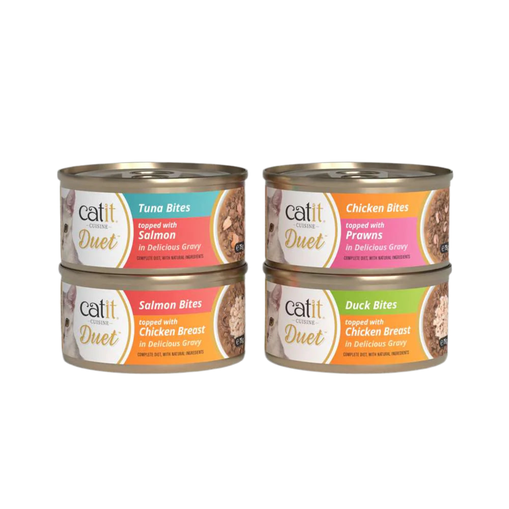 Catit | Cuisine Duet - Pollo con gambas (75g)