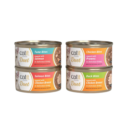 Catit | Cuisine Duet - Pollo con gambas (75g)