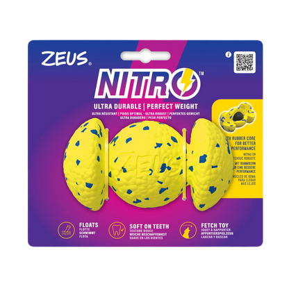 ZEUS Nitro | Grip Ball Ultrarresistente para perros
