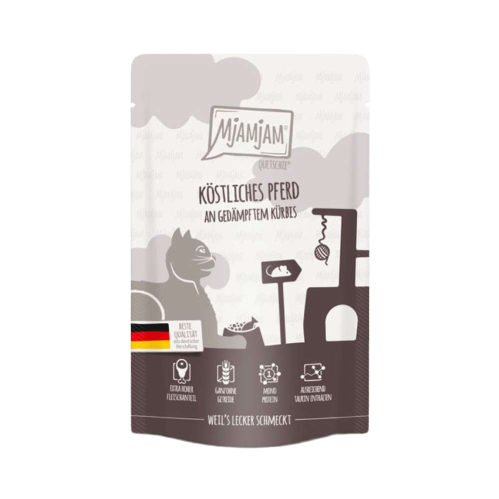 MjaMjam | Caballo con calabaza al vapor (125g)