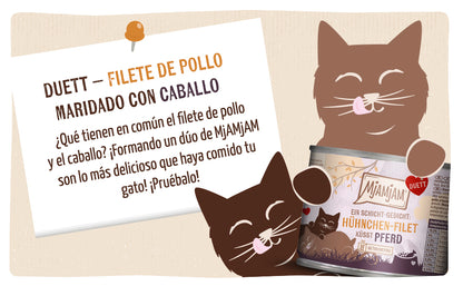 MjAMjAM | Duett Caballo con filetes de Pollo (190g)