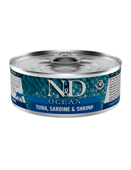 FARMINA | N&D Ocean - Atún, Sardina y gamba (70g)