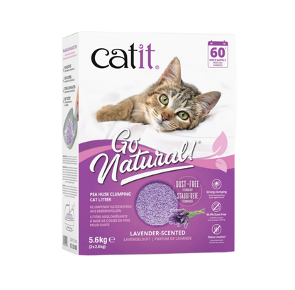 Catit | Arena para Gatos Aglomerante de Cáscara de Guisante Go Natural