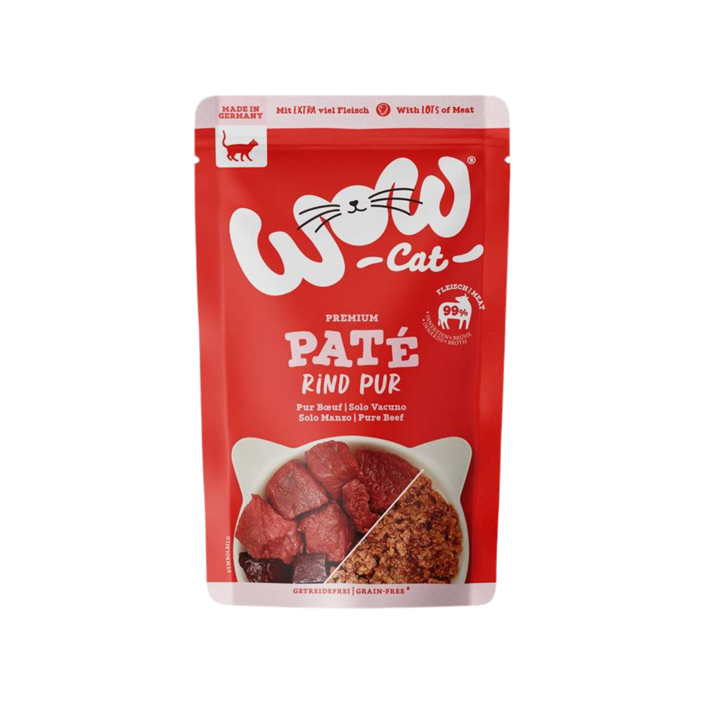 Wow | Cat Adult Pura Ternera Paté (125g)